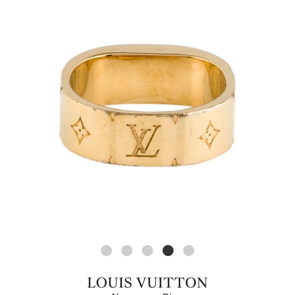 Louis Vuitton Nanogram monogram brass ring💕 - Picture 2 of 14